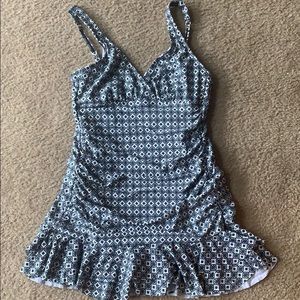 Apt. 9 swimsuit/swim skirt